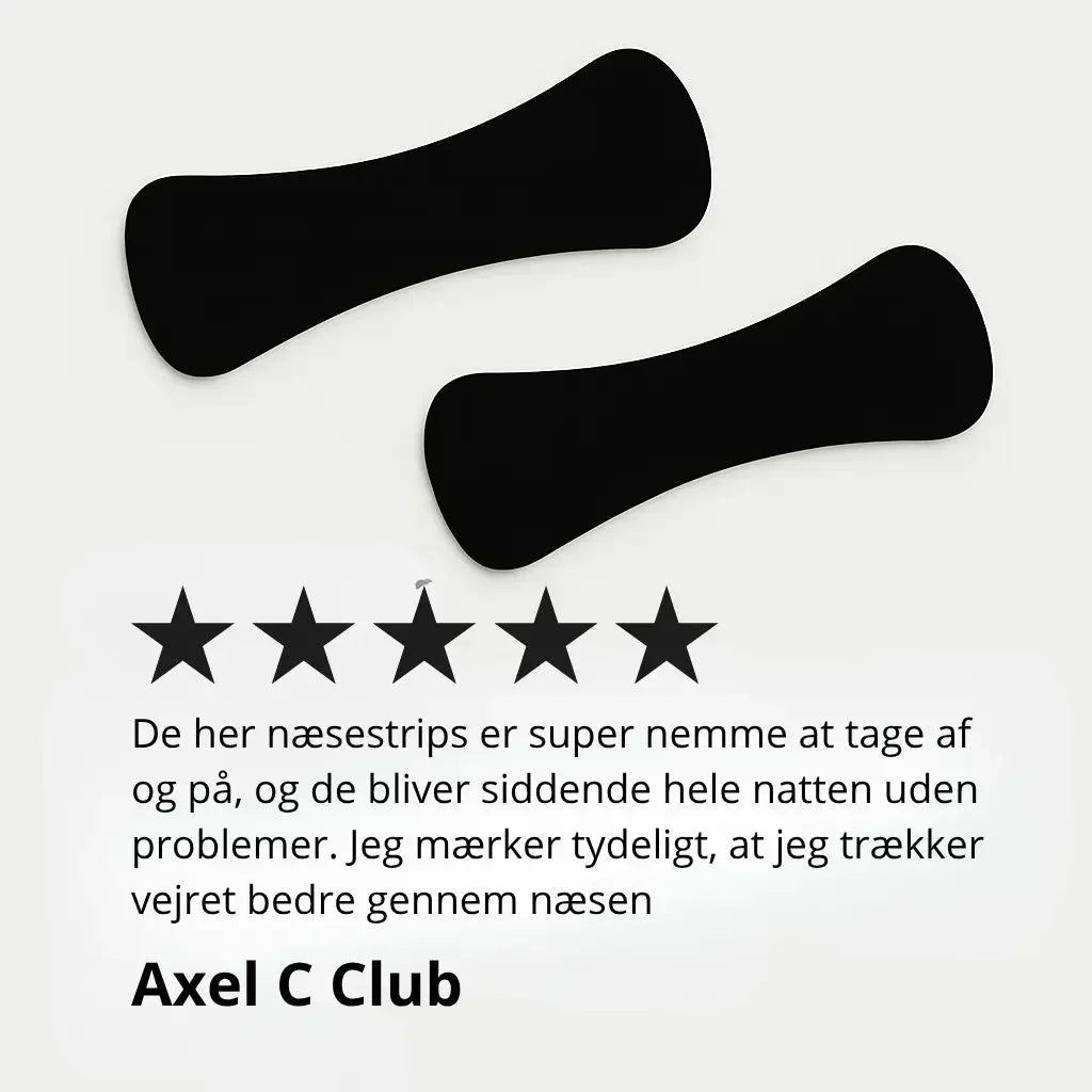 Snorke strips: Enkel og naturlig løsning til at reducere snorken og forbedre vejrtrækningen om natten - Somniva