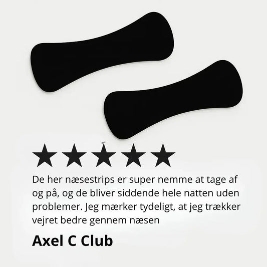 Snorke strips: Enkel og naturlig løsning til at reducere snorken og forbedre vejrtrækningen om natten - Somniva