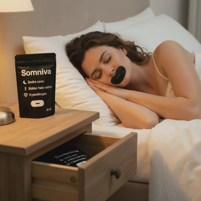 Somniva Breathe Easy: Mundtape med hul til nem næsevejrtrækning