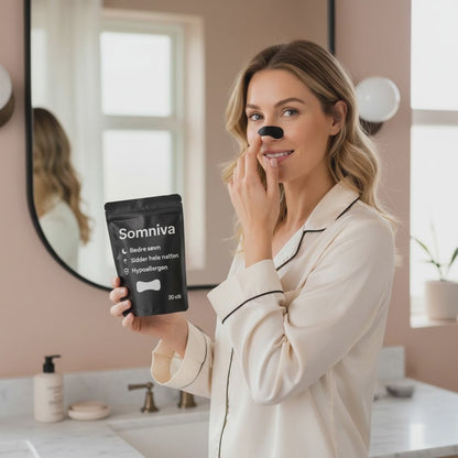 Næsestrips fra Somniva – nem vejrtrækning og bedre søvn